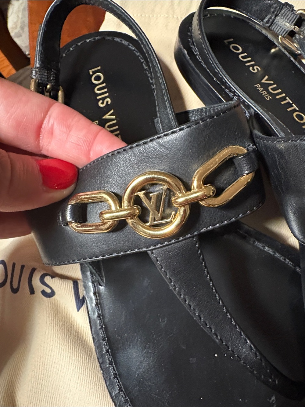 Louis Vuitton Orsay Flat Sandals